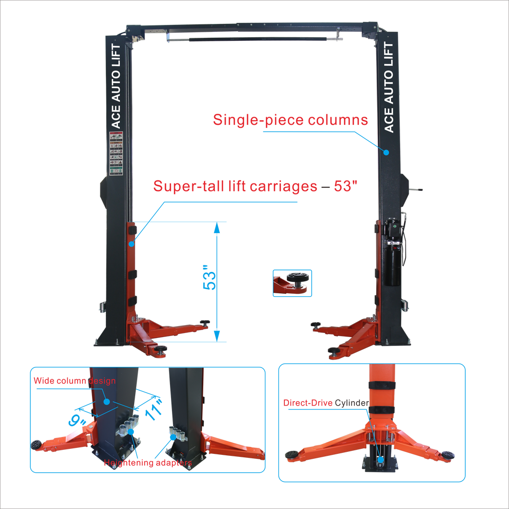 2-Post Lift ACL-M2100/M2100E