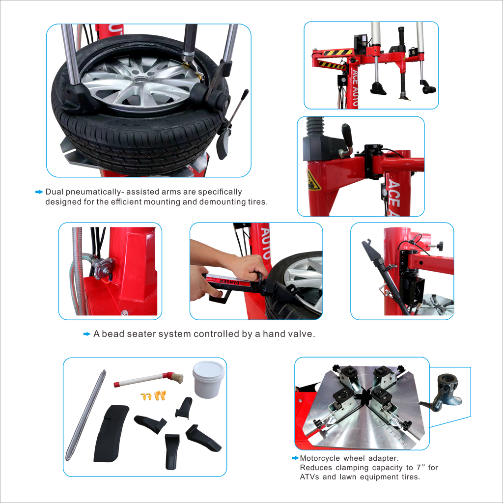 ATC-815D / Motorcycle wheel adapter Combo